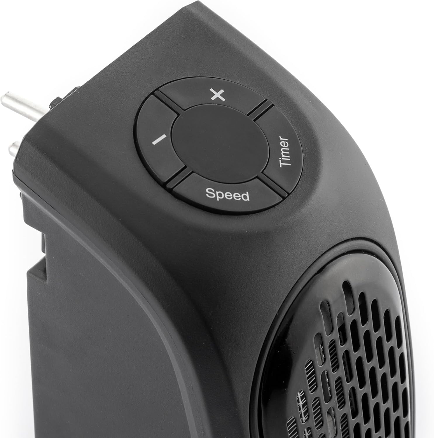 600W y 900W el enchufe de pared Calentador portátil Radiador caliente Máquina doméstica portátil Calor rápido y simple al instante, 600W Blanco