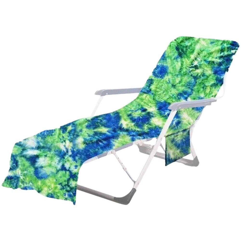 Housse de chaise de plage anti-glisse : fini la serviette qui tombe du bain de soleil