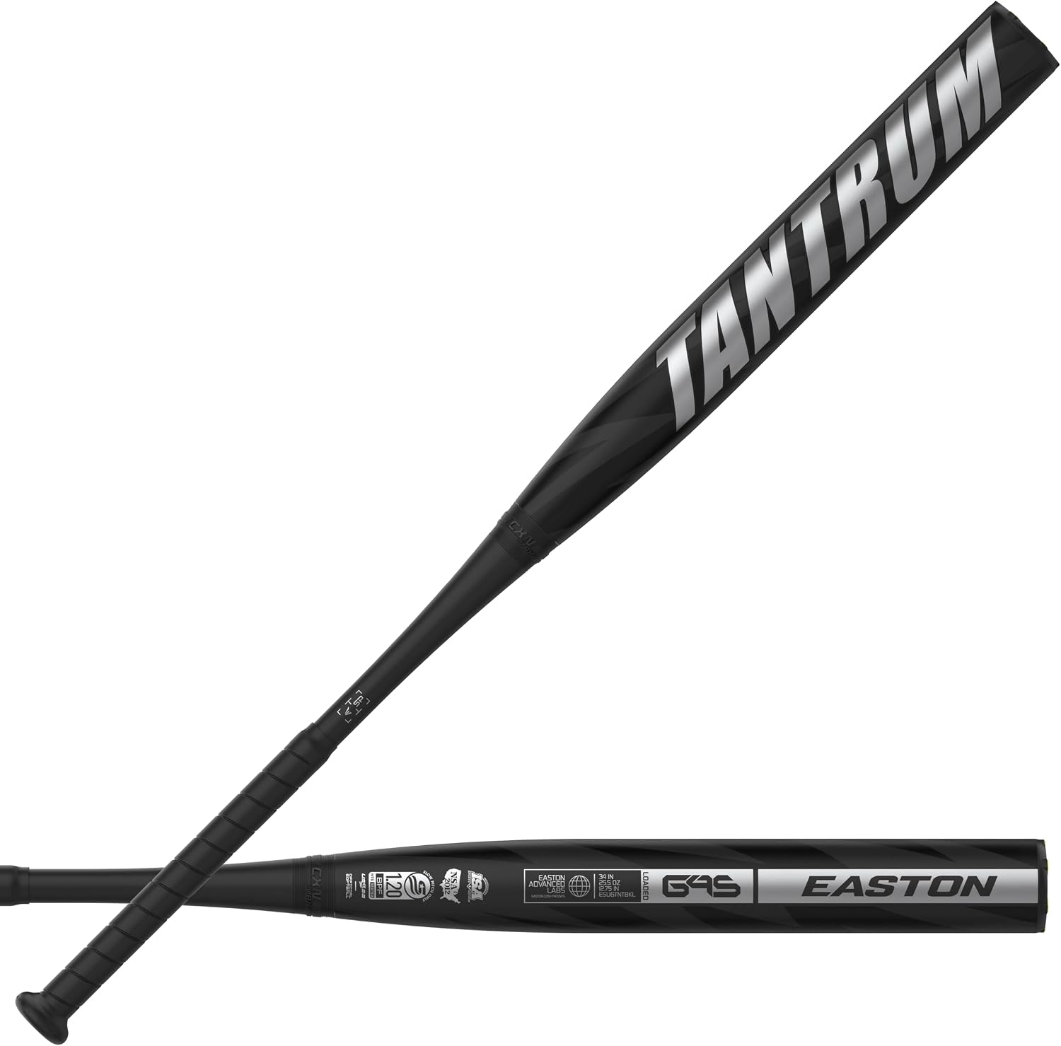 Easton Tantrum Black USSSA Slowpitch Softball Bat | 2 Piece Composite
