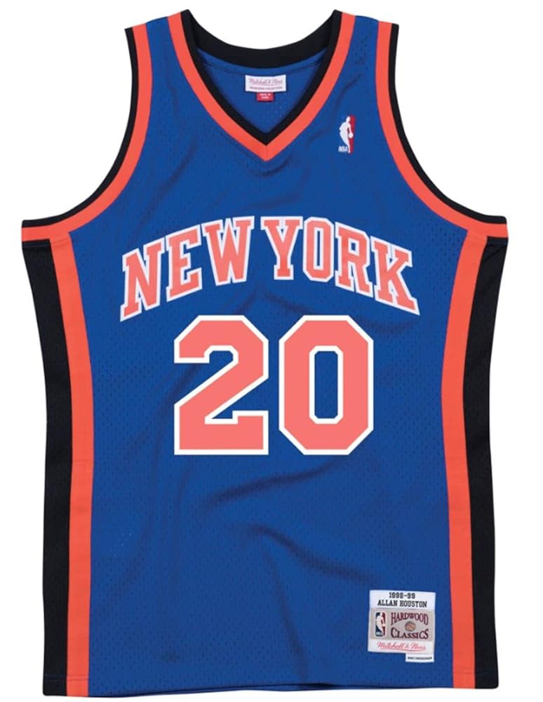 n*0様 NY Knicks 20 Allan Houston タンクトップ サ Amazon.com: Mitchell & Ness NBA Swingman Jersey Knicks 1998