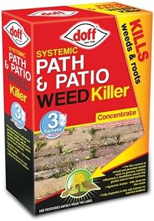 Doff Systemic Path & Patio Weedkiller - 3 x 100ml Sachets
