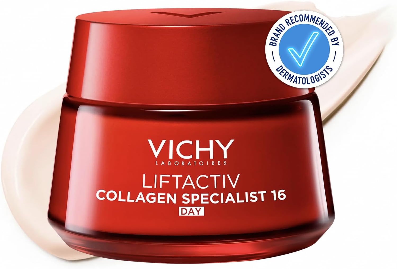 Liftactiv Collagen Specialist 16 Day Cream for All Skin Types, 50ml | Anti-Ageing Cream to Bosst Skin affected by Collagen for Fine Lines & Wrinkles With Co-Bonding Technology