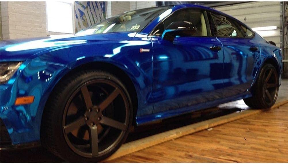 Averry SF100 Conform Chrome Blue | 256-S | Vinyl CAR WRAP Film (53in x 2ft (8.8 Sq/ft)) w/Free-Style-It Pro-Wrapping Glove