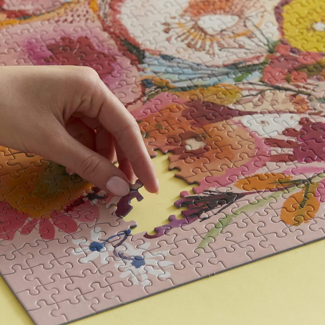 WerkShoppe Strawberry Fields1000 Piece Jigsaw Puzzle, Floral Bouquet Puzzle