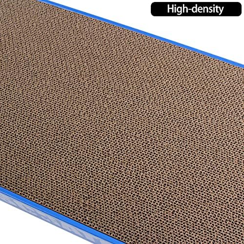 FOKICOS Cat Scratchers Scratching Scratch Pad for Indoor with Box Durable Lounger Sofa Bed