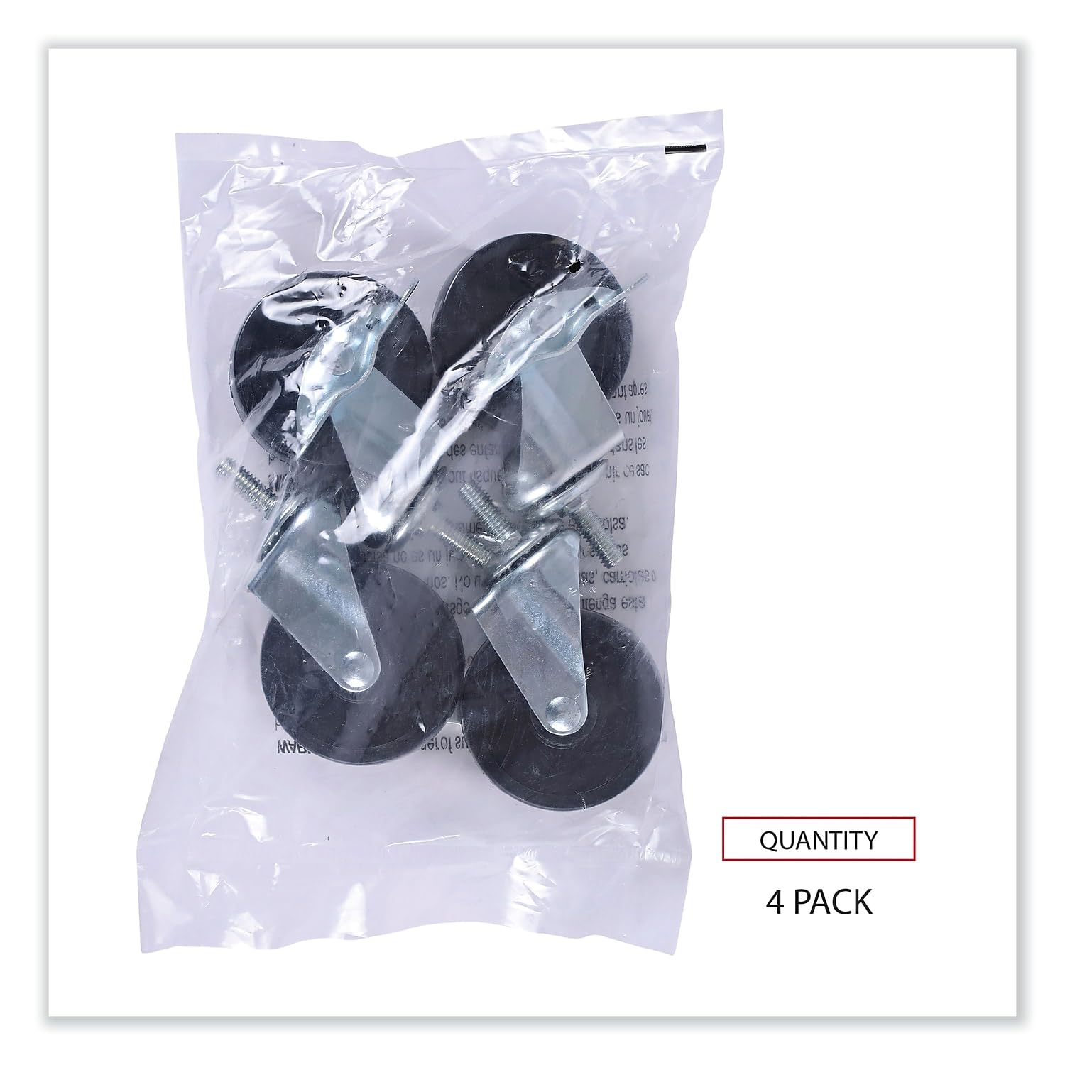 Alera SW790004 Optional Casters for Wire Shelving, 125 Lbs