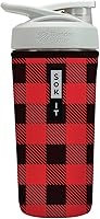 Vista 71 de Funda aislante de neopreno para botella mezcladora de proteínas Sok It BotlSok (Jardín inglés de picnic, se ajusta a botella mezcladora de 28 oz)