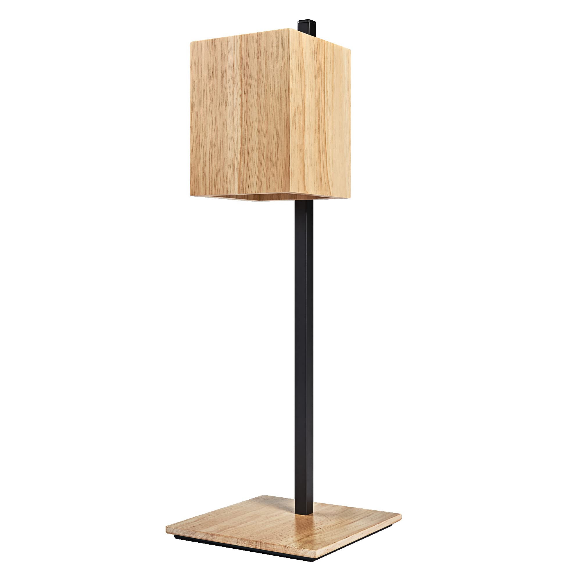 LEDVANCE SMART+ WiFi-Tischleuchte DECOR Wood, 8W, 650lm, regulierbares Weißlicht (3000K bis 6500K), dimmbar, FSC-zertifiziertes Holz, steuerbar per App, kompatibel mit Amazon, Google und Co.