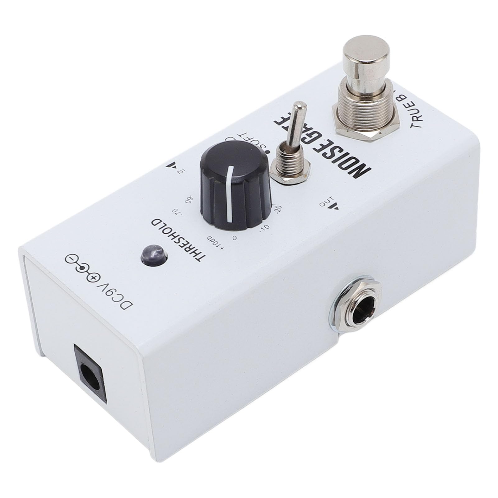 Asixxsix Pedale Noise Gate, da -70dB a +10dB Pedale Effetti per Chitarra Noise Killer in 2 modalità, Pedale Soppressore di Rumore per Chitarra Elettrica e Basso True Bypass