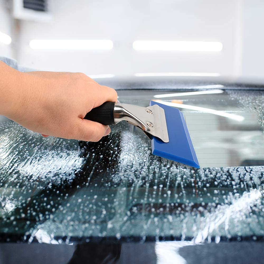 Blue Max Rubber Squeegee – Professional Window Tint & Glass Cleaning Tool