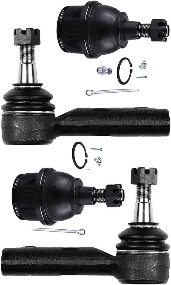 ECCPP Lower Ball Joint Outer Tie Rod End 2006-2010 For Jeep Commander 2005-2010 For Jeep Grand for Cherokee 4pcs K80629 ES80643 ES80644