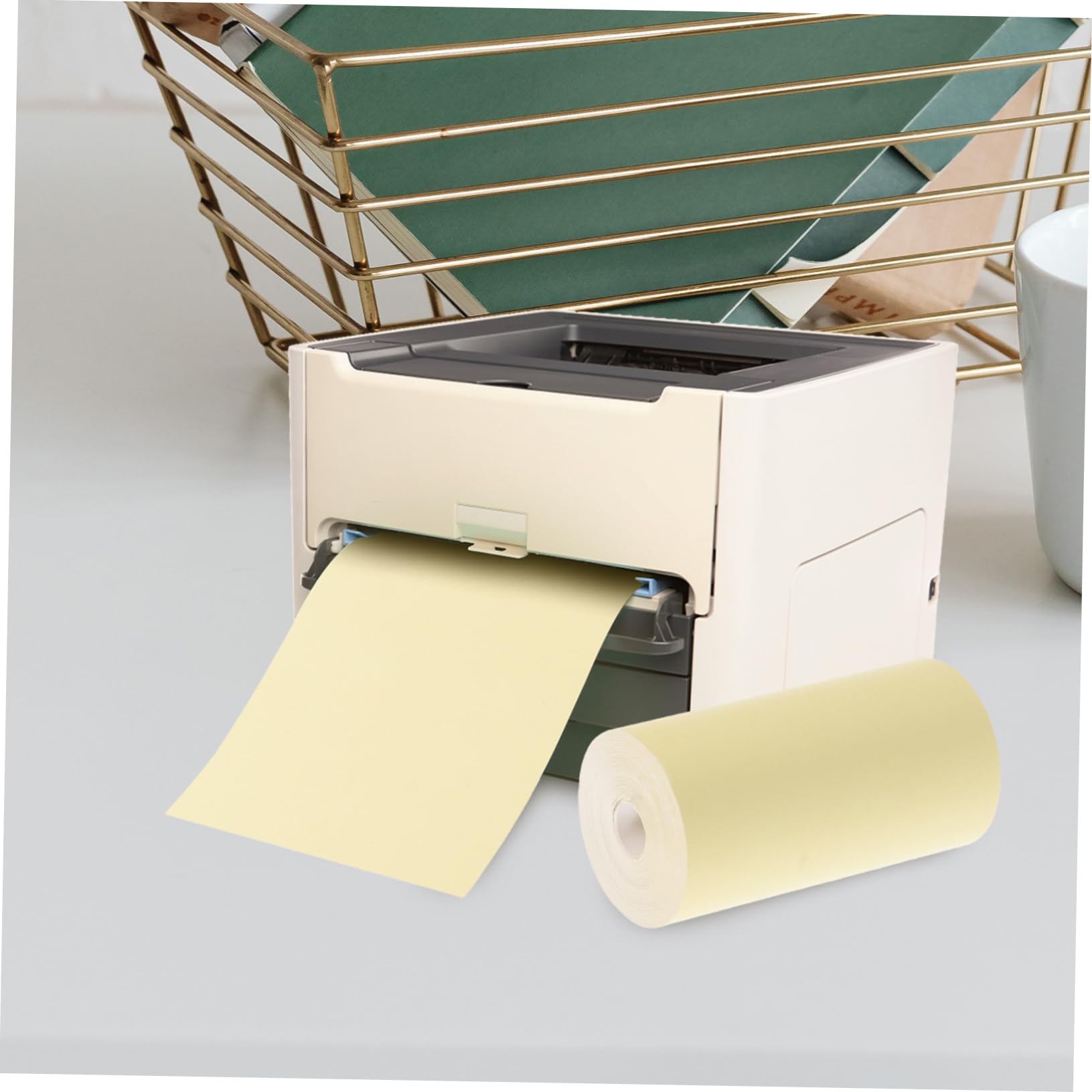 Sewroro Papel Térmico De Impresión Para Recibos Papel Térmico Para Supermercados Oficinas Y Comercios 4 * 5
