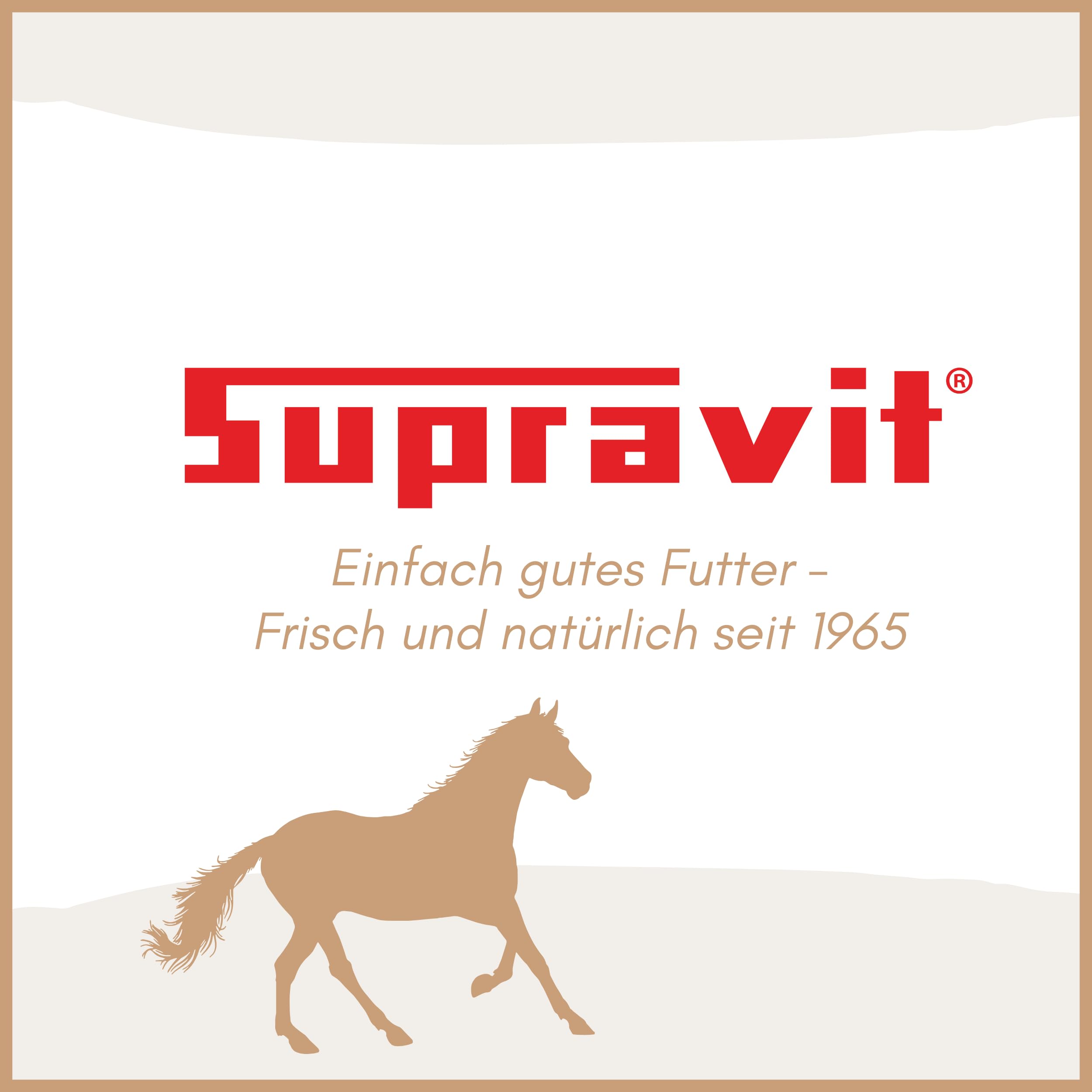 Supravit Hagebutten Pferd | Mit viel Vitamin C für Pferde und Ponys | 2kg Eimer I Ganze getrocknete Früchte - natürliche Pferdeleckerlis ohne Zucker | Erstklassige Qualität