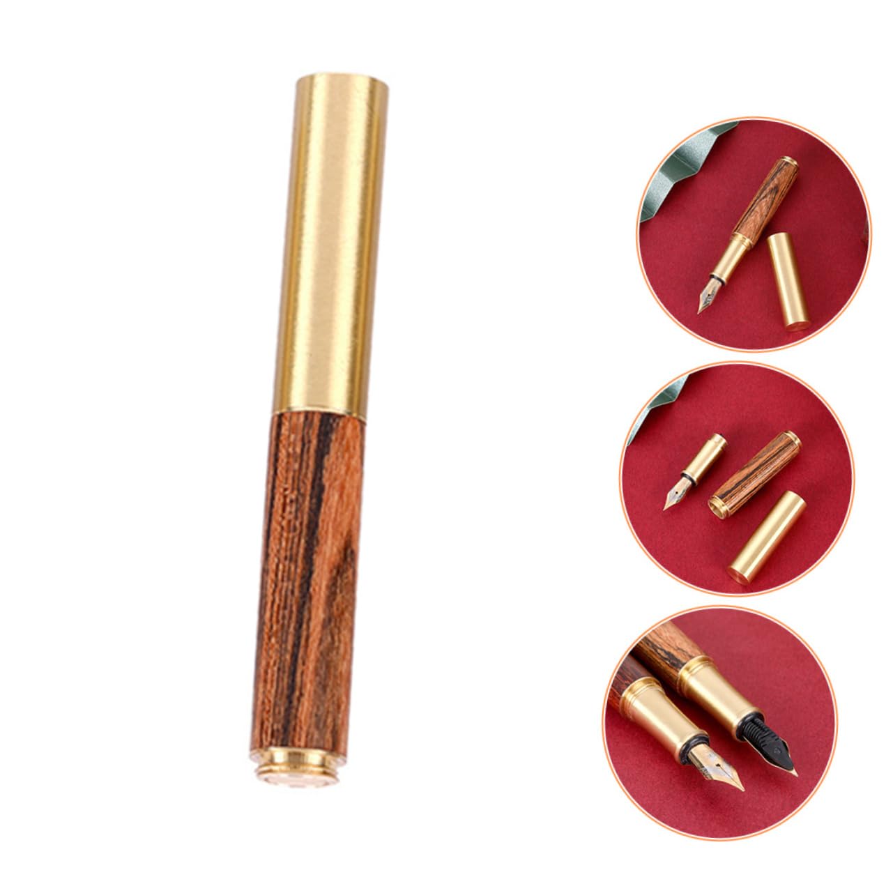 5stücke Retro Metallfederhalter Aus Kompakte Schreibfeder Für Studenten Elegante Kalligraphie Und Bürobedarf Für Schule Und Zuhause