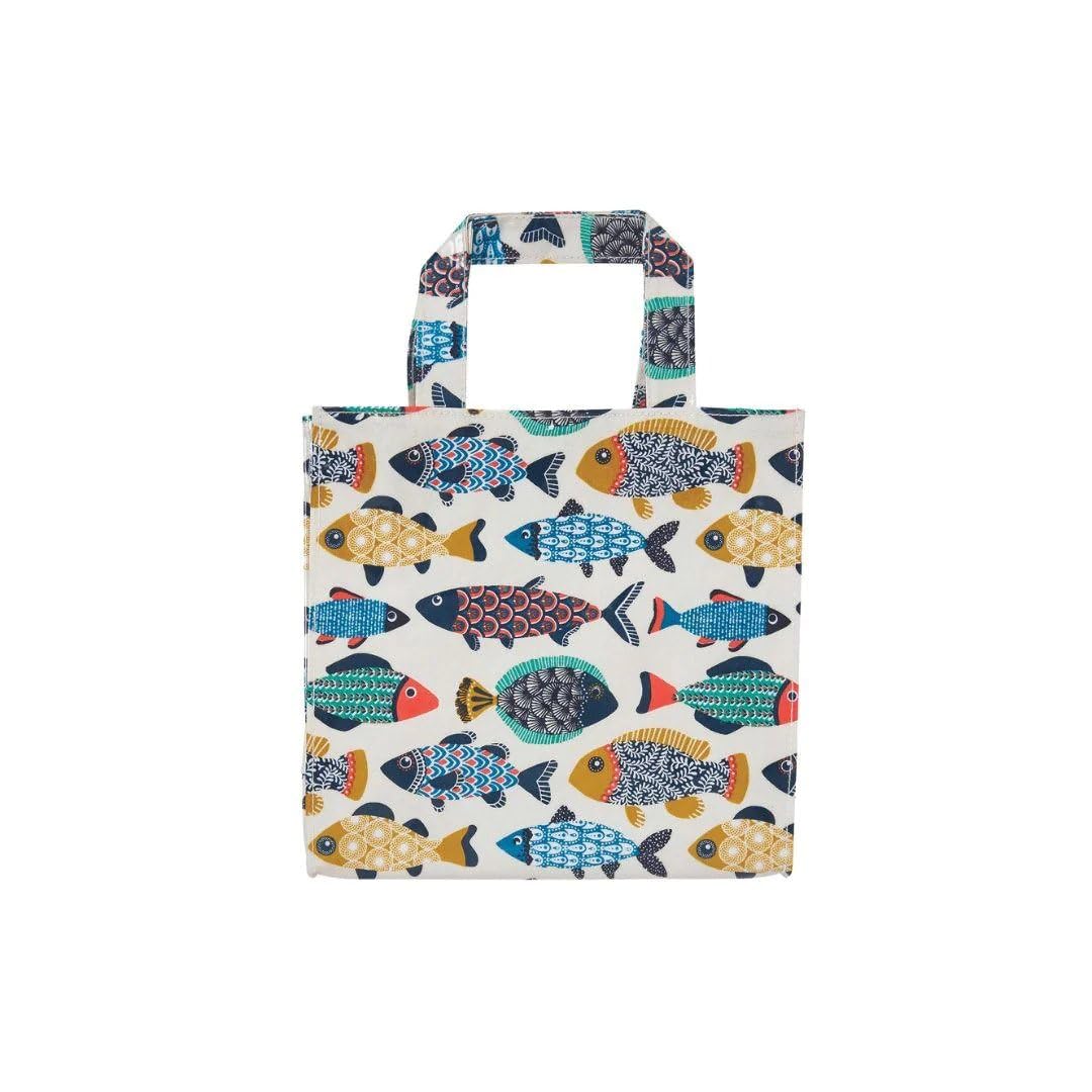 Ulster Weavers PVC Bag - 100% Durable Cotton with Easy Clean Coating and Polyester Lining, Everyday Use, Easy Clean, Sturdy Construction, Small, Aquarium, Multicoloured