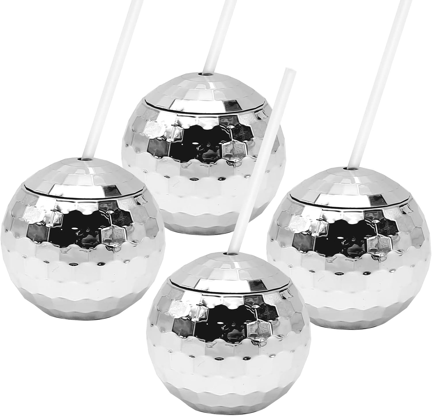ZUDKSUY Disco Ball Cups Disco Ball Drink Tumbler 1970s Disco Ball Cups