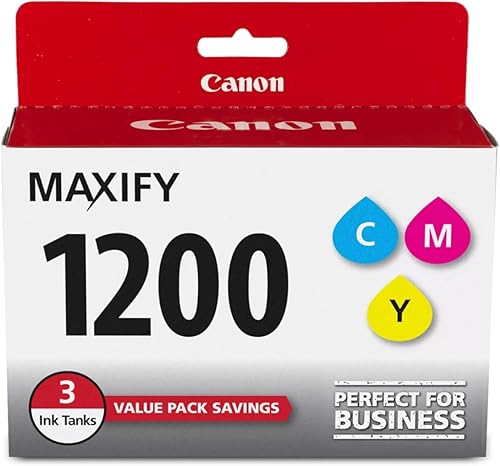 Miniatura 8 de Canon MAXIFY PGI-1200 - Cartucho de tinta para impresora (3 colores, cian, magenta, amarillo y negro PG-245 XL)