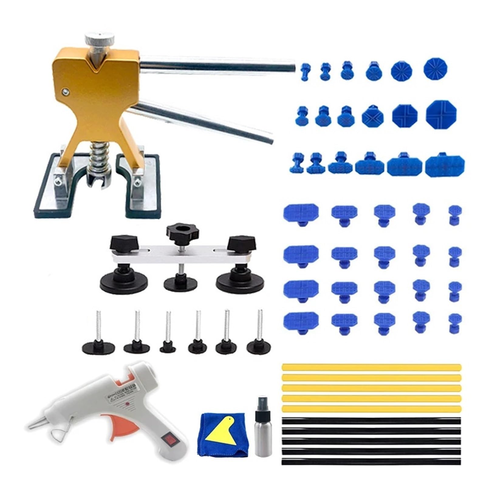 Narzędzie Do Usuwania Wgnieceń W Samochodzie Naprawy Mostu Podnoszonego Karoseria Bez Lakieru Zestaw Diy Garażowe łAtwe I Skuteczne(Set 4)