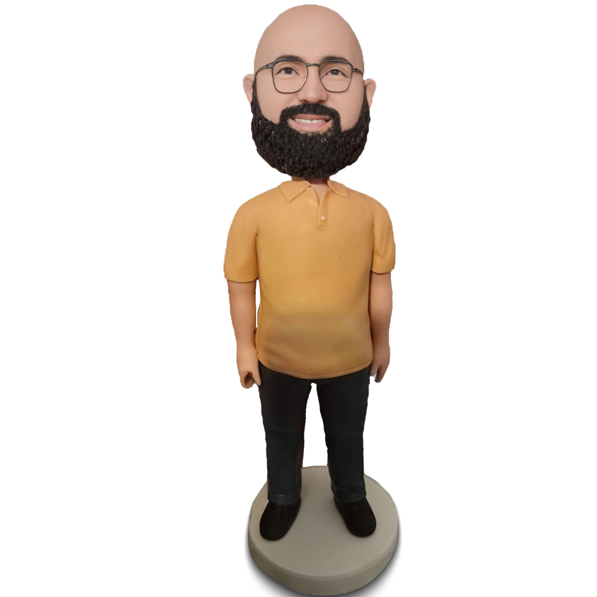 Custom Bobbleheads Figures Personalized, Personalized Bobblehead - Custom Bobble-Head Statues Make The Perfect Statue Gifts for Any Occasion.for Parents Family Friends Colleagues Boss.