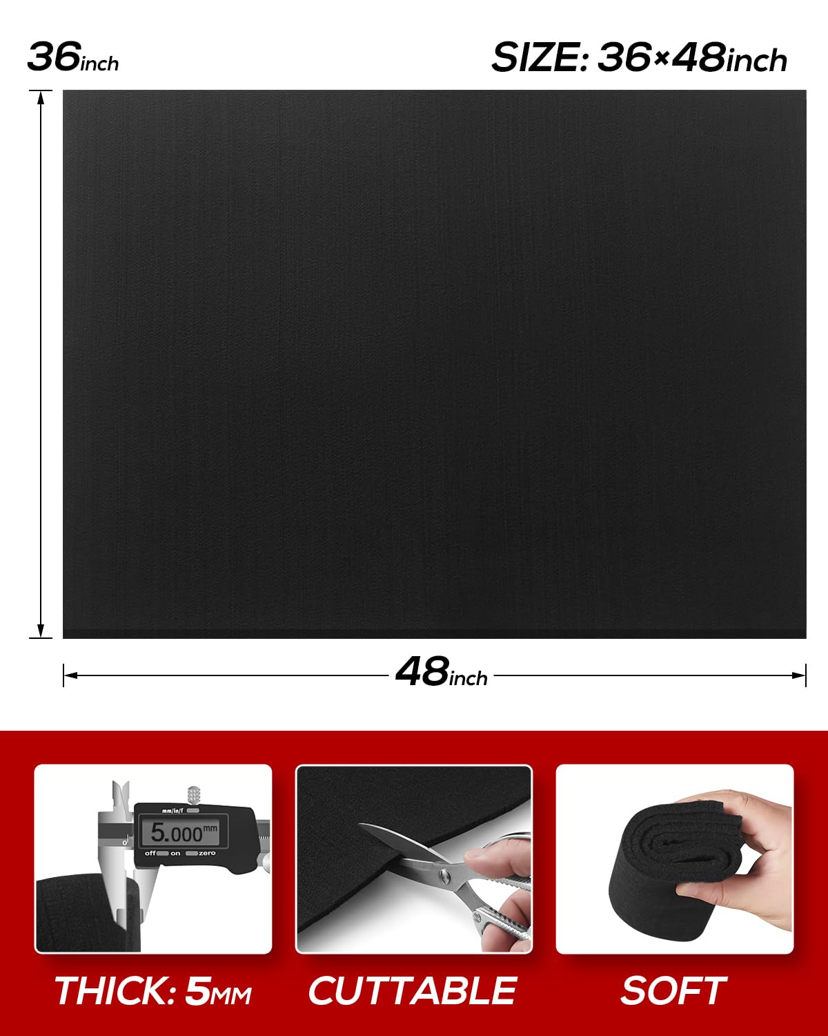 Feuerfeste Unterlage 90x120 cm - Hitzeschutzmatte Hitzebeständig - Lötmatte als Feuerlöschdecke für Sicheren Brandschutz - Brandschutzmatte - Feuerschutzmatte für Spritzern und Schlacken, Langlebig