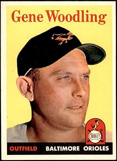 1958 Topps # 398 Gene Woodling Baltimore Orioles (Baseball Card) NM Orioles