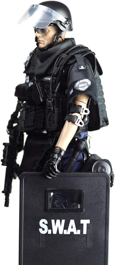 12 Inch Action Figures Military Set, 1/6 Scale Action Figures Set with Weapons and Accessories - NX03 - Shield Player Soldier - Image 4