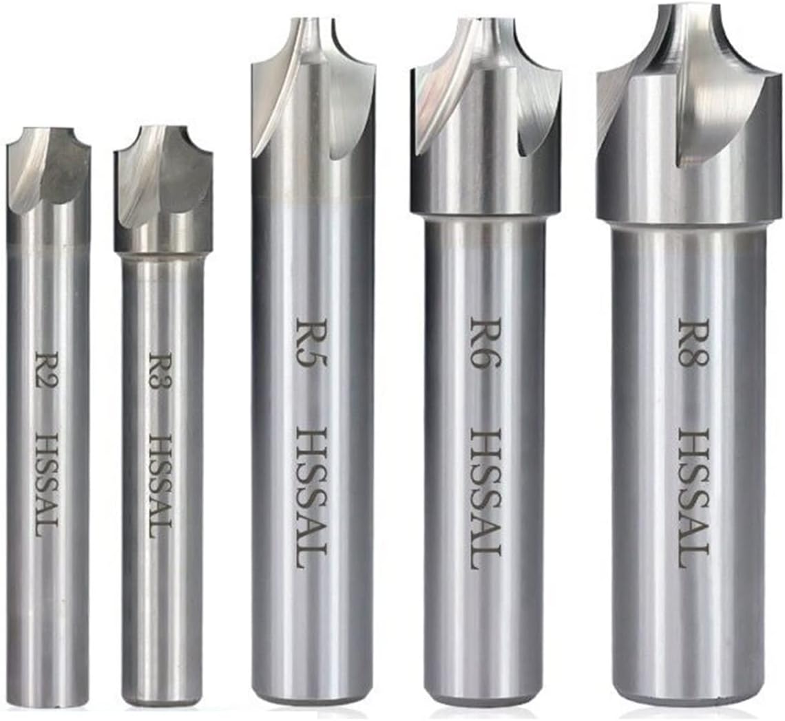Corner Rounding End Mill R1.0-R12 HSS Radius Milling Cutter CNC Router Bit(R4.0)