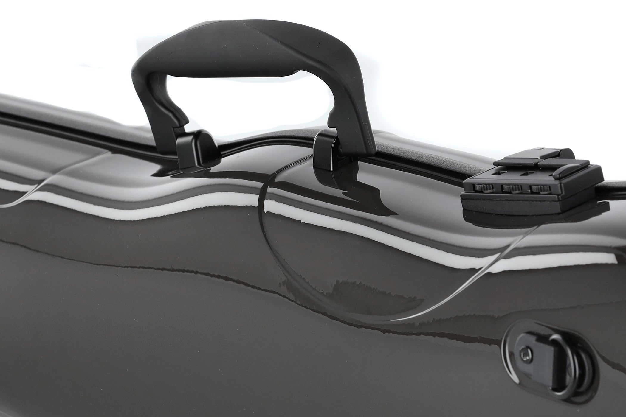 GEWA AIR 1.7 Astuccio sagomato per violino marrone lucido, Made in Germany, alta resistenza agli urti