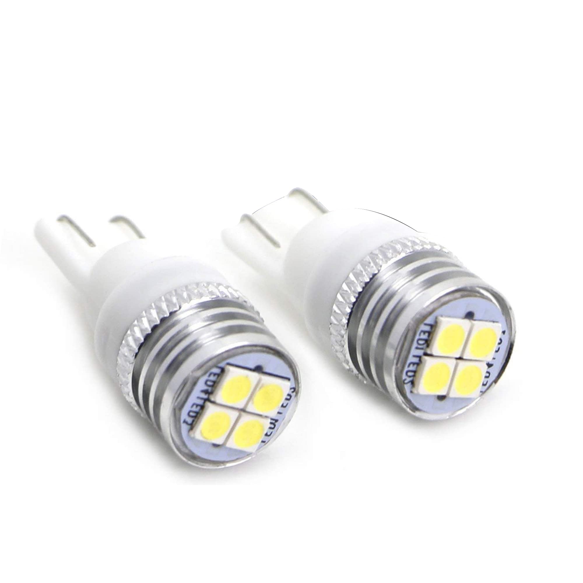 2 Pack White 4-SMD High Power LED Side Mirror Car Replacement Bulbs Fit for 2007-2014 Toyota FJ Cruiser