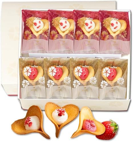 KINEEL ルフル（バニラ・ベリーベリー）16個入/ お中元 お菓子 洋菓子 スイーツ ラングドシャ ギフト 京都 手土産 花 1枚目