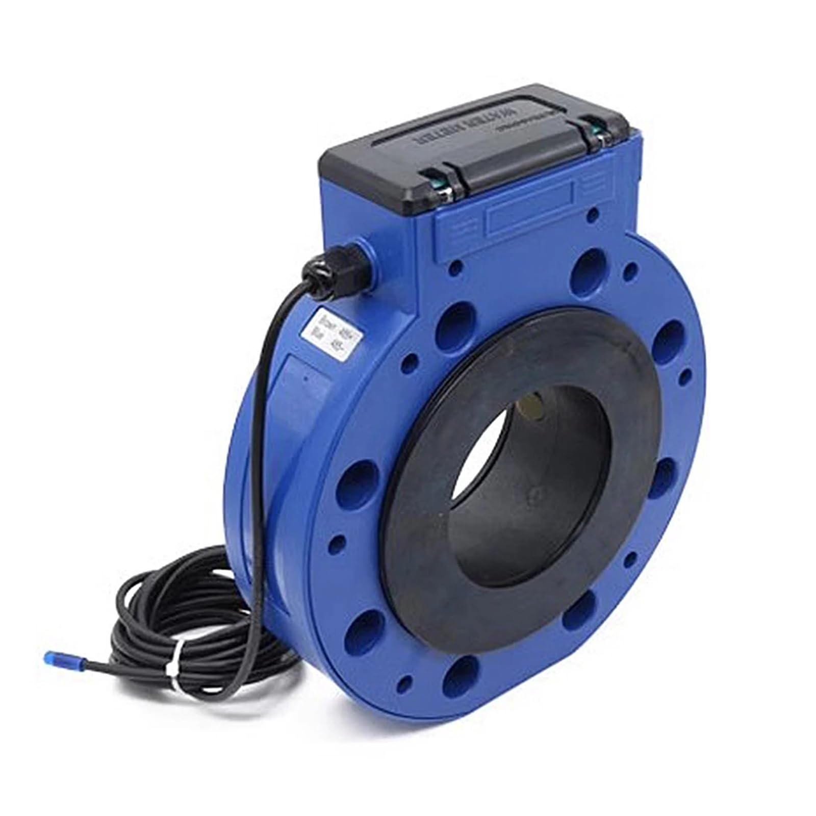 Medidor de flujo de agua ultrasónico digital, medidor de agua remoto alimentado por pilas para riego agrícola, compatible con DN100 DN150