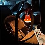 Night Light for Baby Car Seat - Dimming Function 9 Colors Changing Eye Caring soft light Rechargeable & Timing Bedside Lamp Light Up Toddler Bed Room Travel Essentials Squishy Silicone Infant BPA Free