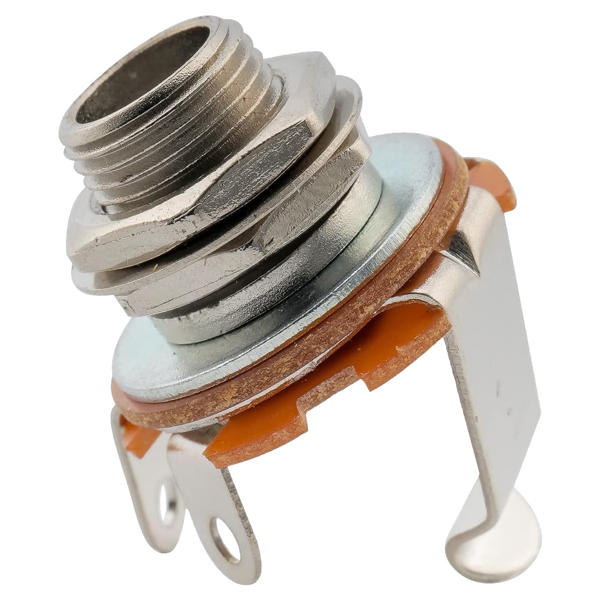 Alnicov 5pcs Mono Jack Socket Replacement Connector Female Panel Mount For Bass Electric - Image 4