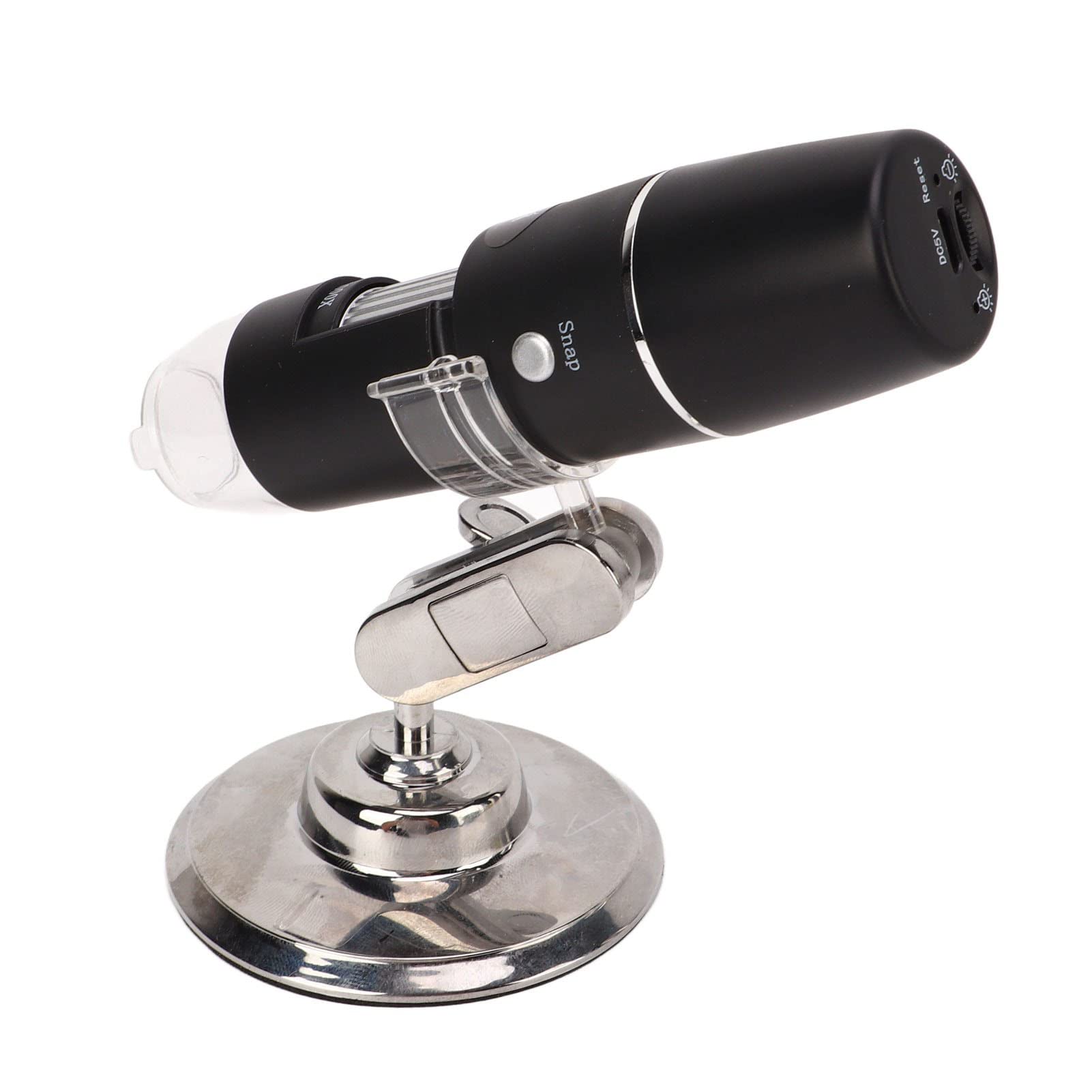 Microscopio Digital Inalámbrico HD 1000X con Base Giratoria para Tableta iOS, Ideal para Niños, Microscopio Electrónico Portátil de Mano