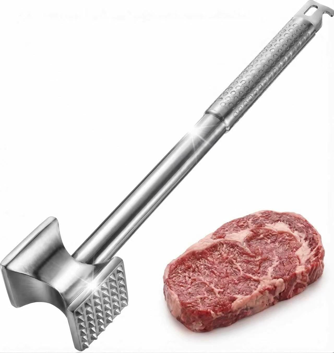 Martillo ablandador de carne acero inoxidable 304 doble cara