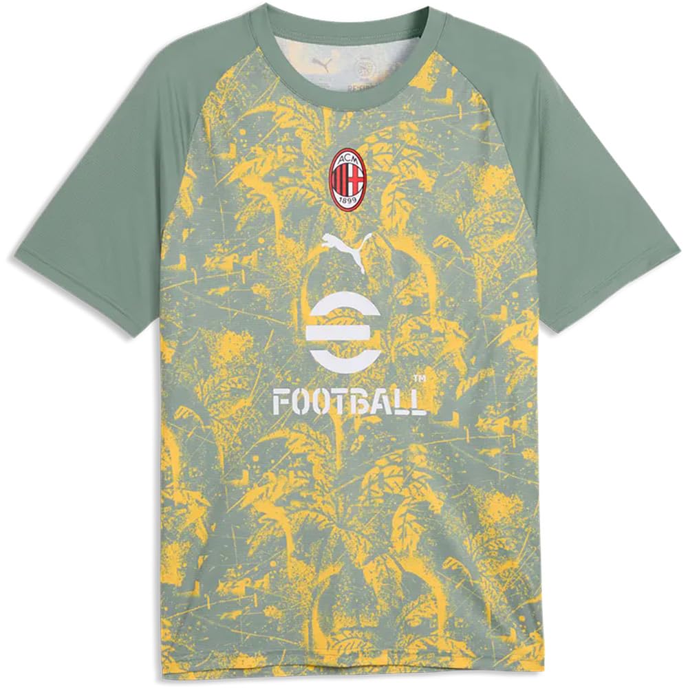 PUMA AC Milan 25/26 Pre Match Short Sleeve T-Shirt 2XL Green