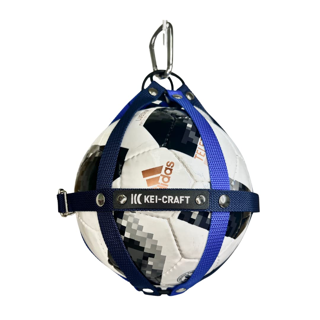 KEI-CRAFT ボールホルダー ボールホルダー（サッカー用） - ハンドメイドのボールホルダー