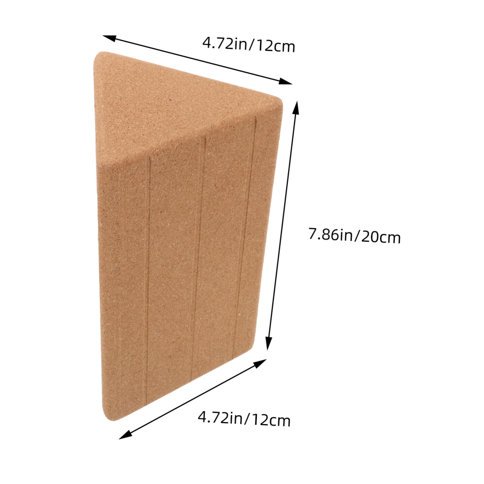 Happyyami Cork Yoga Block for Training Lightweight Exercise Brick for Stretching Relaxation Material for Use