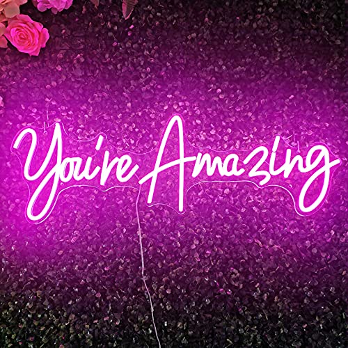 Led Neon Signs Decorative Light for Wall Decor, 27.5" You