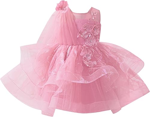 IBAKOM Flower Girl Sparkly Sequins Formal Birthday Dress 2nd