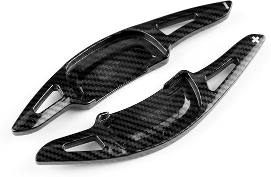 KUNGKIC Mazda 3 CX-30 CX-50 CX-60 CX-90 Specific ABS Resin Paddle Shift Cover Shift Paddle Extension Interior Decoration Accessory Carbon Look