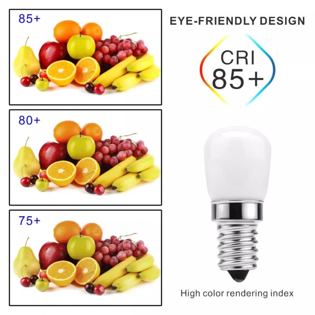 2 pz/lotto HA CONDOTTO LA Lampadina Del Frigorifero E14 3 W Frigorifero Lampadina di Mais 220 V HA CONDOTTO LA Lampada Bianco Freddo/bianco Caldo Sostituire Le Luci Alogene