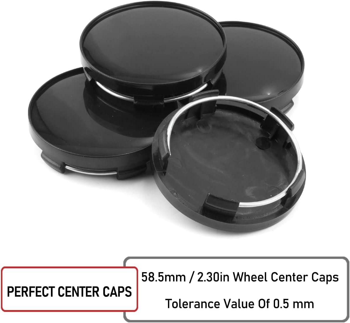 RTRHINOTUNING 4pcs 59mm(2.31in) Wheel Center Caps Compatible with Prius 2015 Forester 2006-2016 Impreza 2006-2014, ID 53.8mm(2.12in) Hub Rim Caps