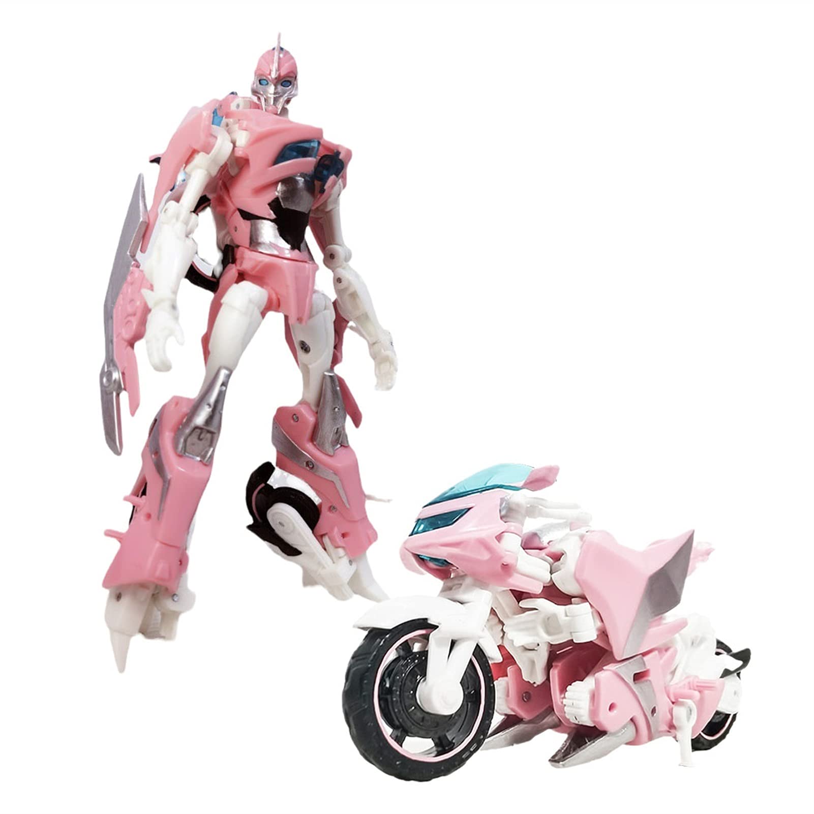 LBBB Transformer Toys Arcee Deluxe Motorcycle KO Collection Version Action Figure,5.5-inch Toy Gifts,Can Be Turned Into a Motorcycle.
