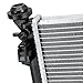 Xoslmon Aluminum Core Radiator For 2009-2019 Dodge Charger Challenger Chrysler 300 2.7L 3.5L 3.6L 5.7L 6.1L 6.2L 6.4L V6 V8 Radiators 2010 2011 2012 2013 2014 2015 2016 2017 2018