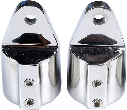 MX Boat Bimini Top Eye End Cap, 1 Inch | Marine Grade 316 Stainless Steel, 2PCS, For Yacht & Fishing Boat