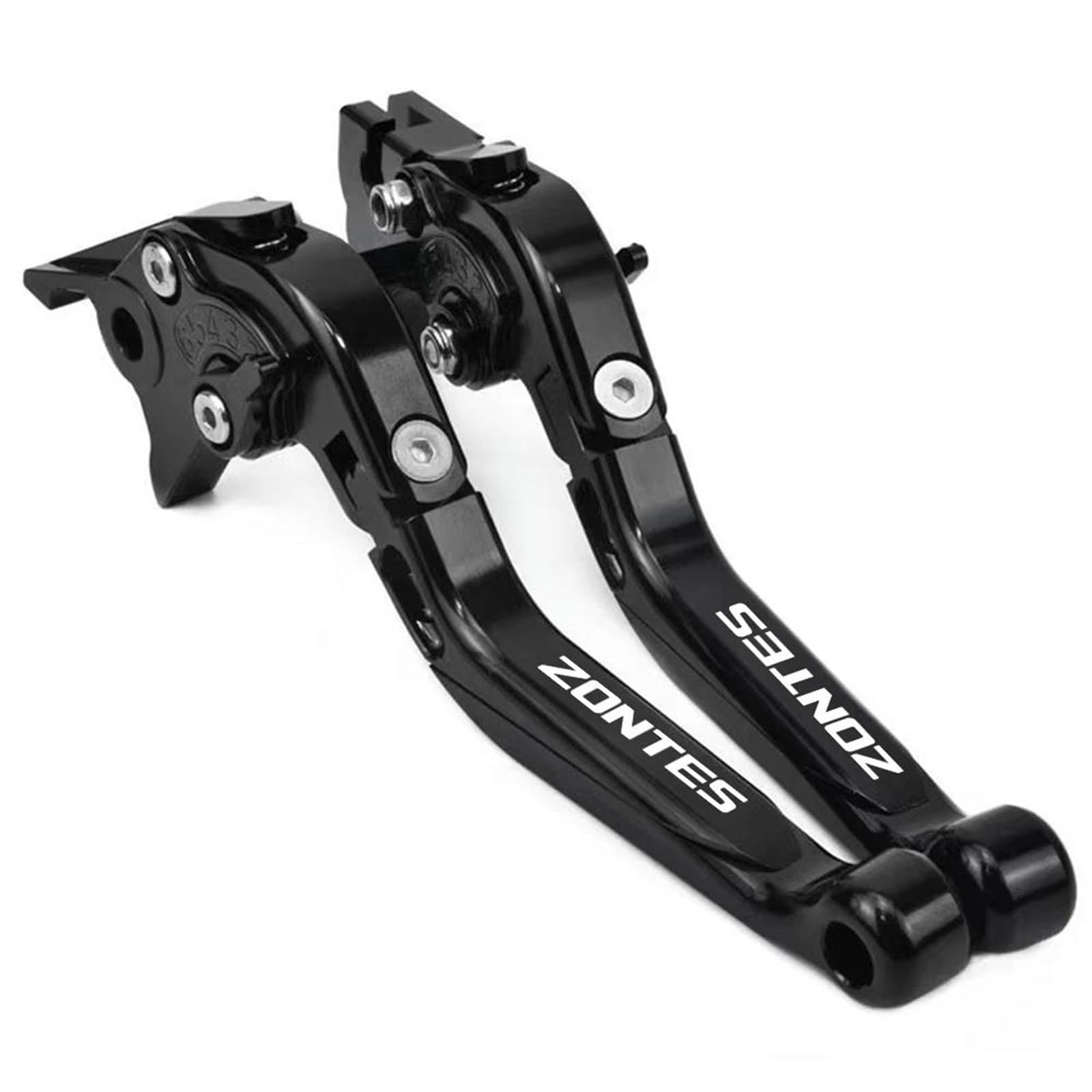 Cwziwoyji A Fit For Zontes G1-125 Zt125-U Motorcycle Cnc Djustable Brake Clutch Lever Luminum Handlebar Ccessories(A)