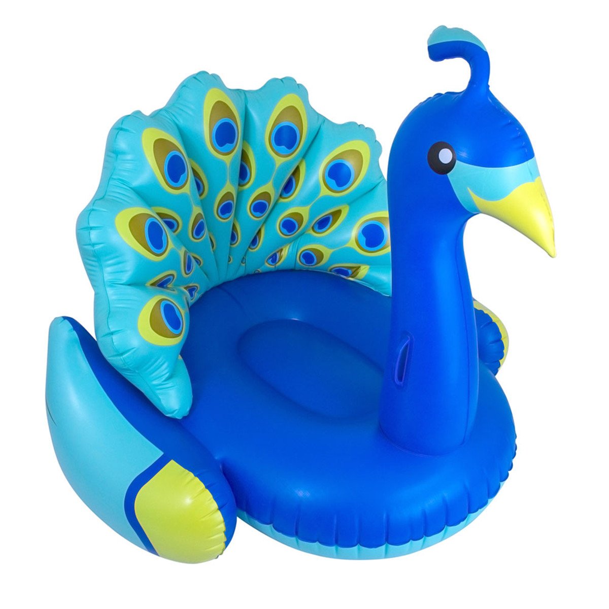 Swimline Hibiscus Flower Float and Peacock Pool Float Combo Pack