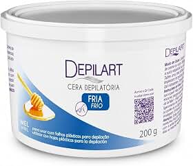 Cera Depilatória Fria Depilart 200g | Remove pelos desde a raiz Pele lisa por mais tempo Não requer aquecimento Fácil aplicação Excelente aderência
