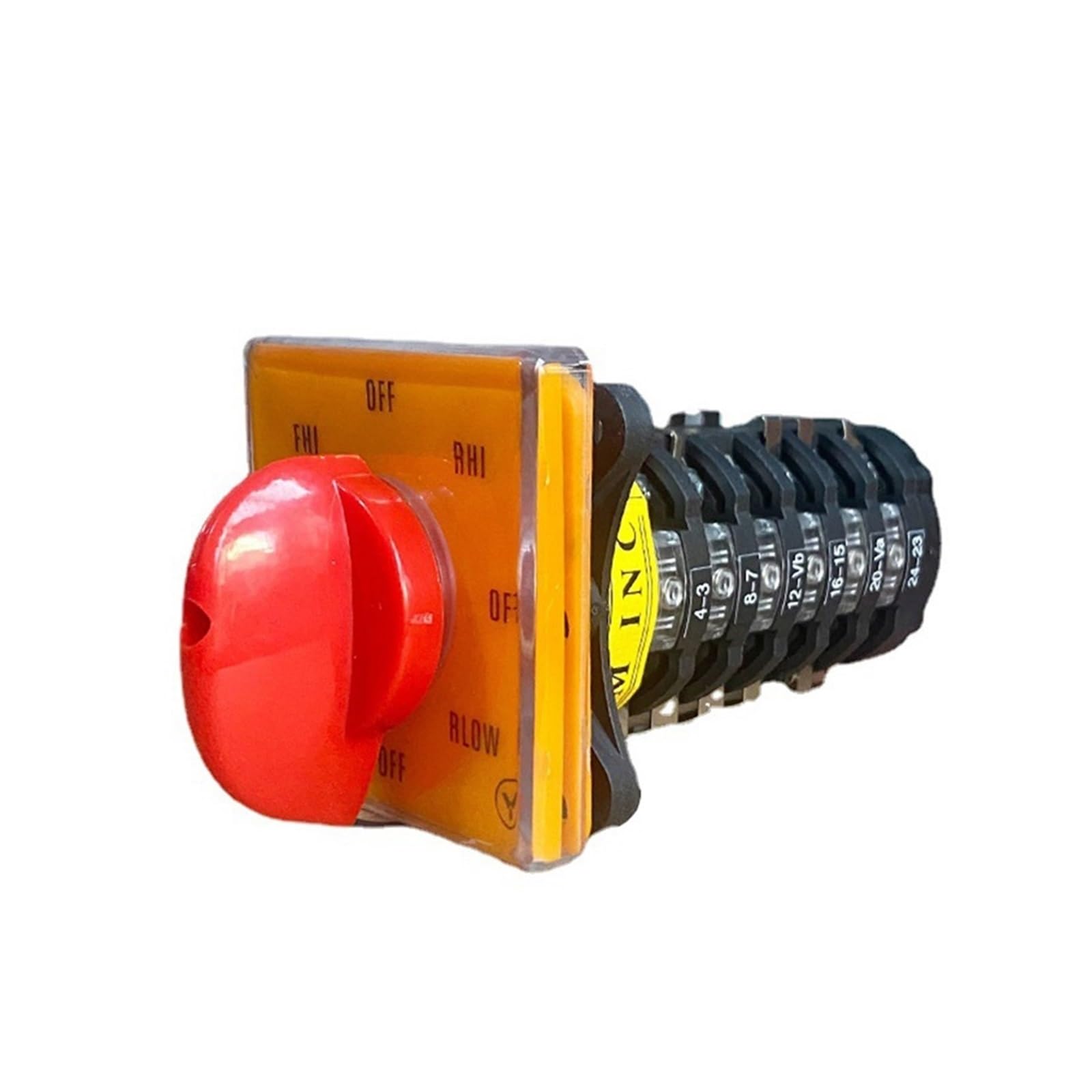 Interrupteur à cames 20A triphasé et bipolaire multi-étapes pour armoire